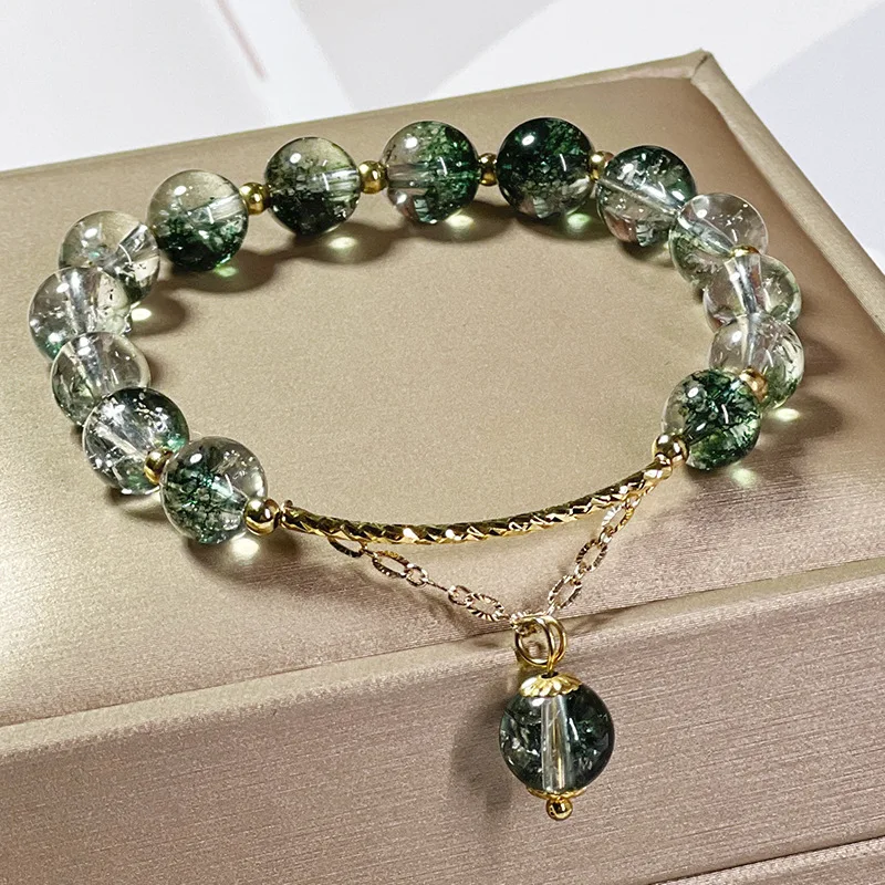 Pulseira de Cristal Verde